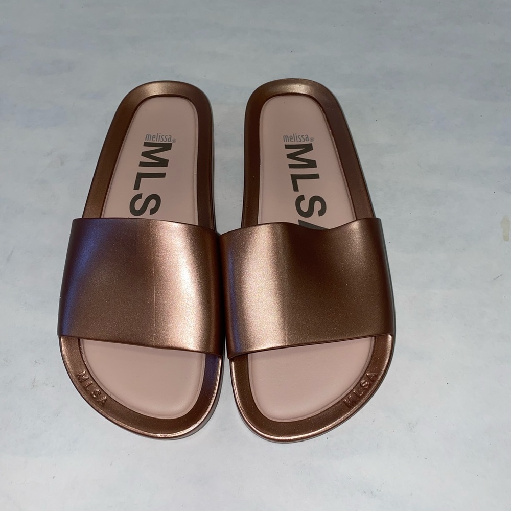 Jelly Rose Gold Slides